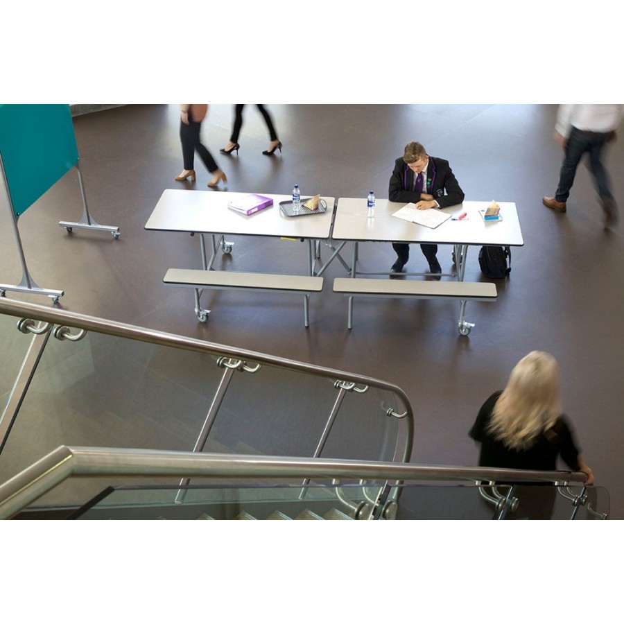 Rectangular Mobile Folding Bench Unit